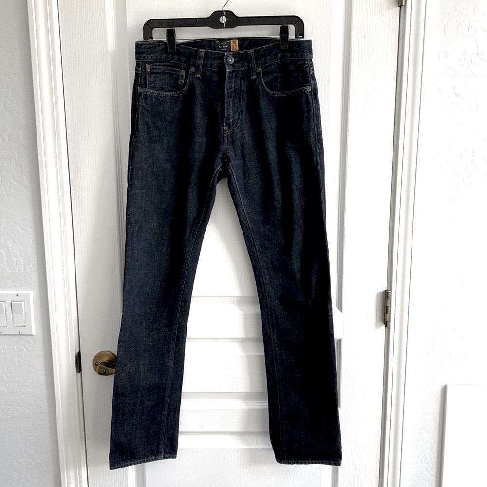 J Crew Men’s 484 Slim Dark Wash Jeans, Size 29 x 32